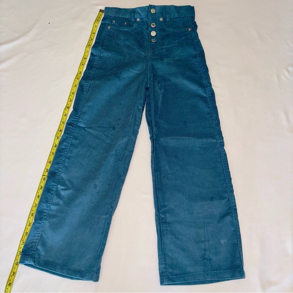 Blue Floral Sweater and Corduroy Pants Set - Picture 3 of 5